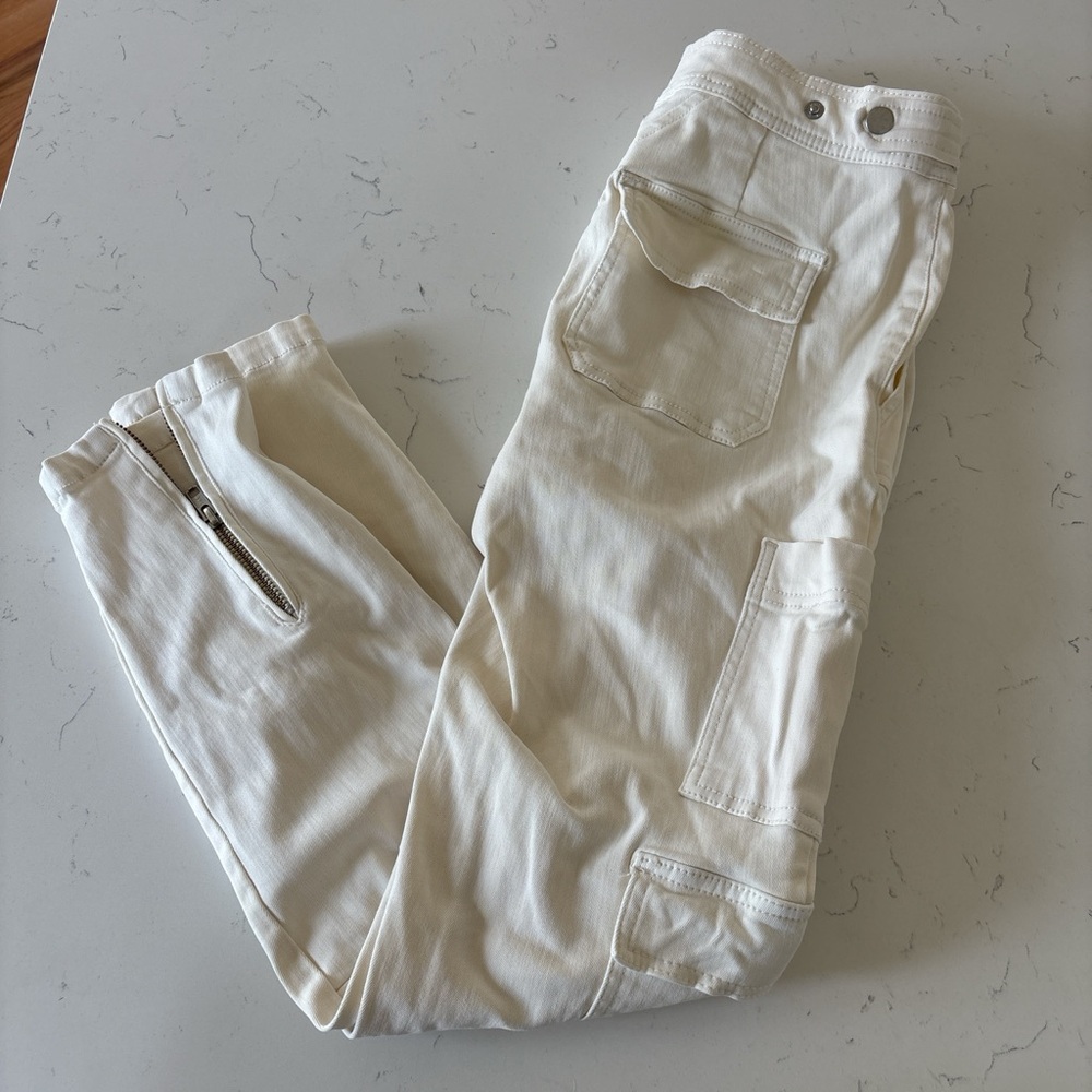 Blue Revival White Jeans